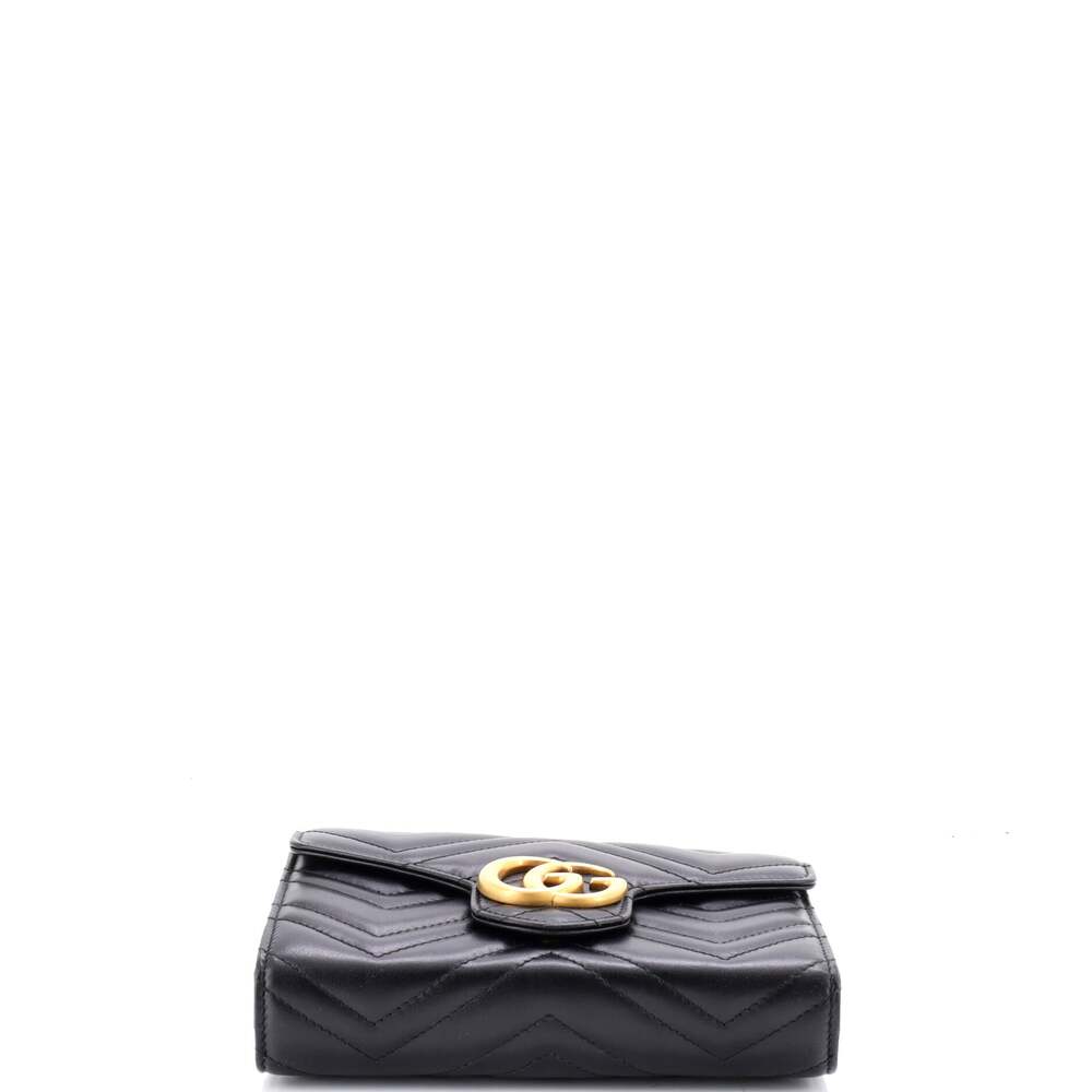 Gucci Gg Marmont Chain Wallet Matelasse #249568G10B - Picture 4 of 7